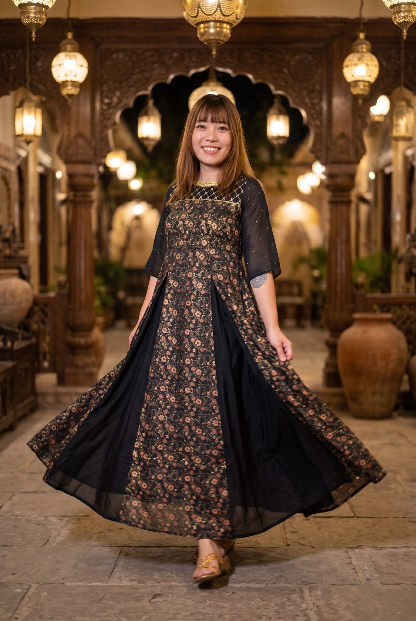 3072 Black Golden Stampling Black 10-cloth OP