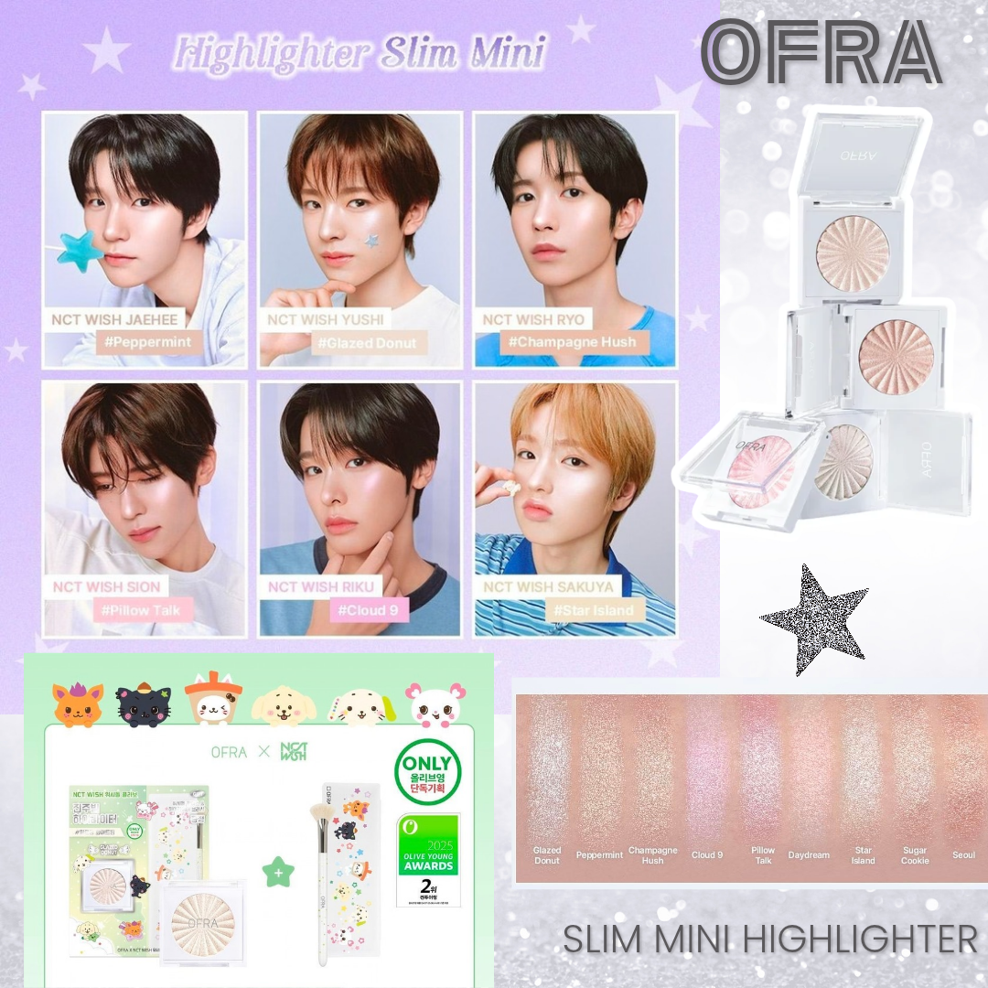 ✨ OFRA × NCT WISH 위시돌 Slim Mini Highlighter