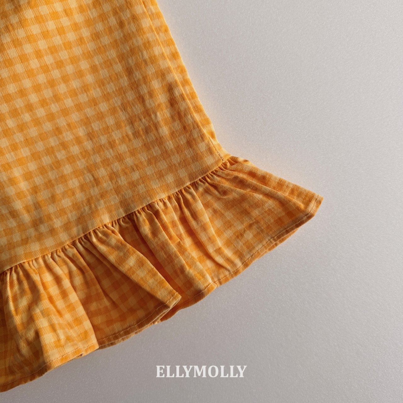 Ellymolly | Check pants(yellow size 9(110-115)