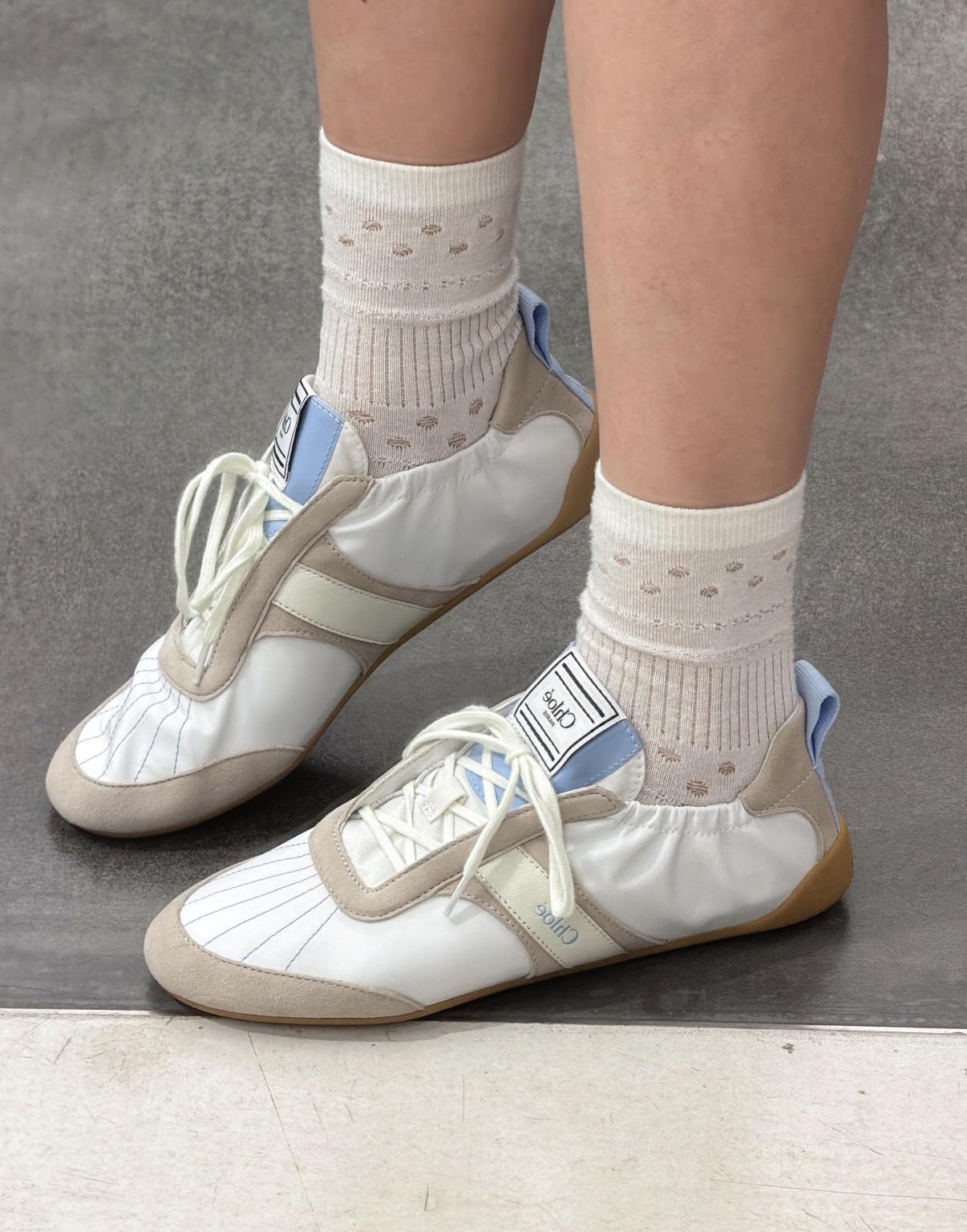 折後✨新款🆕訂貨📮Chloe kick sneaker  Size 36/37/38/39/40 温柔系顏色🫧🫧