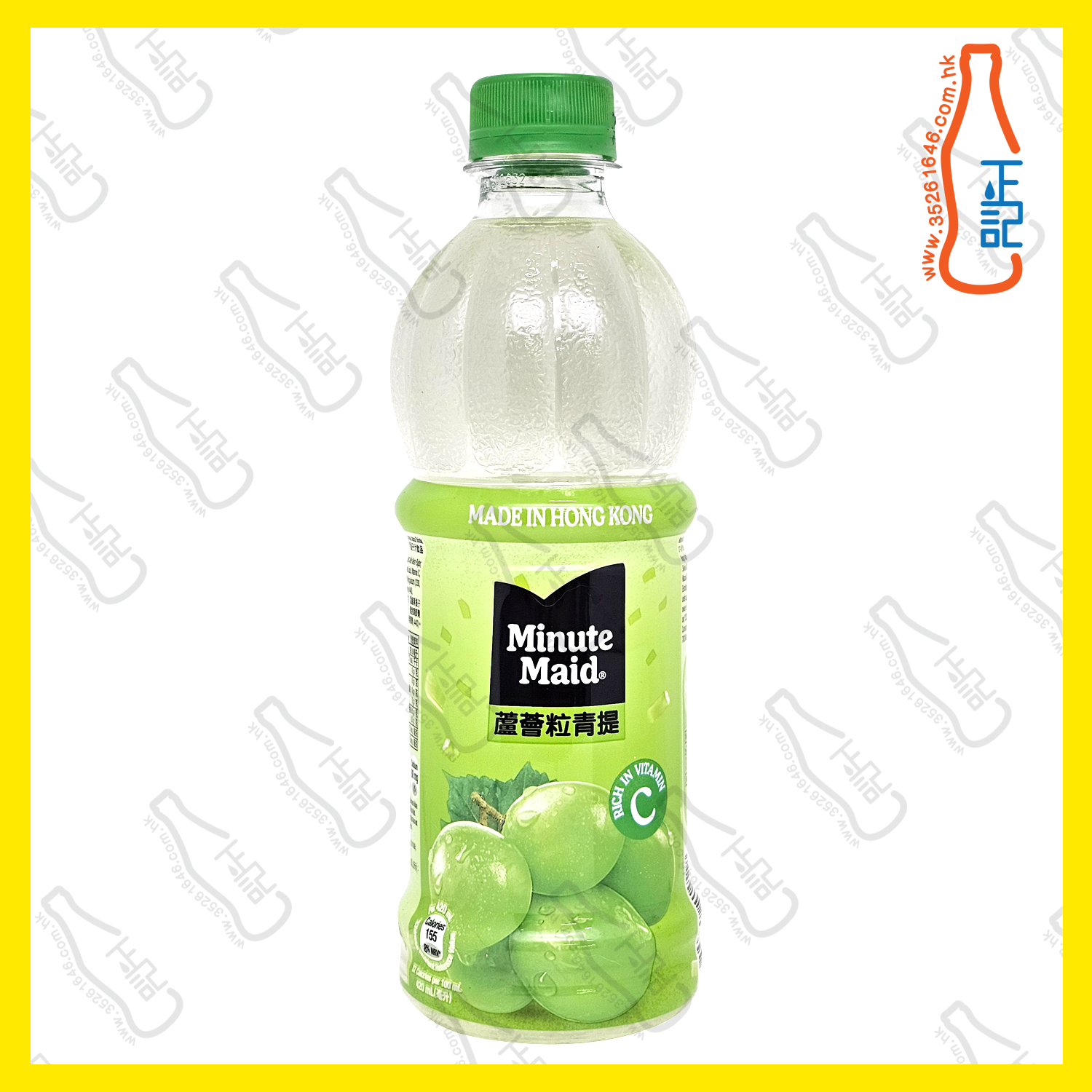 美粒果蘆薈粒青提 420ml x 24支 /箱