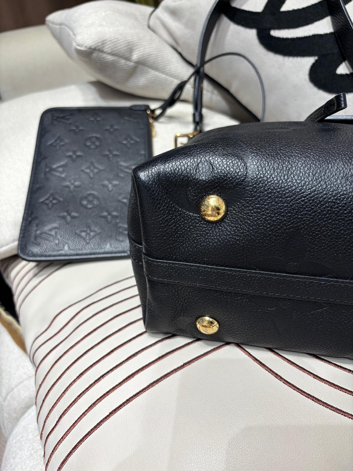Lv carryall pm Monogram Empreinte Leather 100%Authentic,95%new ✅肩帶✅塵袋✅pouch