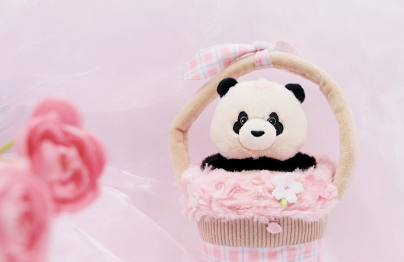 📦訂購 韓國代購 Everland Bao Family 寶家族 福寶 Fubao 櫻花籃公仔