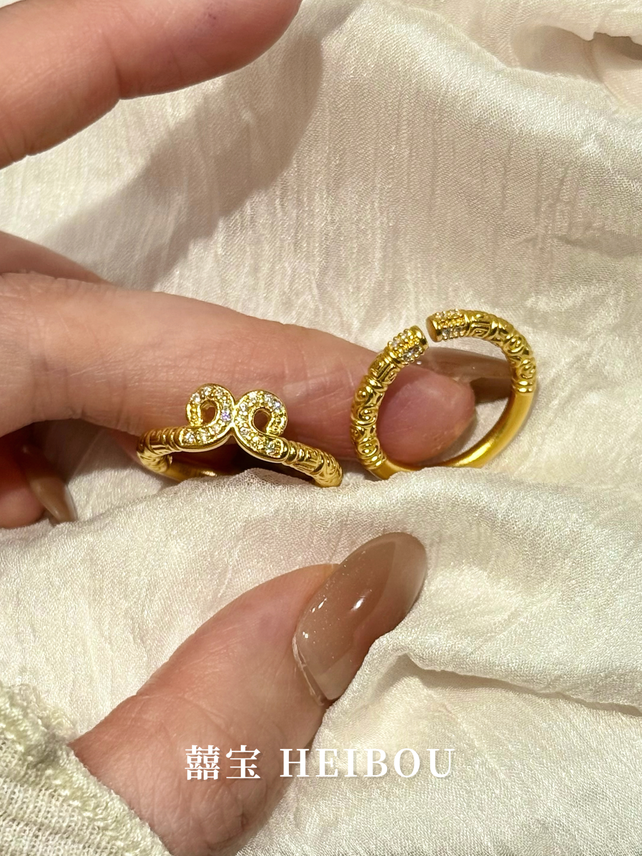 【5D工艺】镶嵌紧箍咒/金箍棒戒指