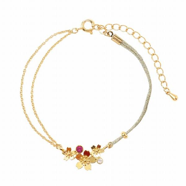  日本製 時尚防靜電櫻花手鍊