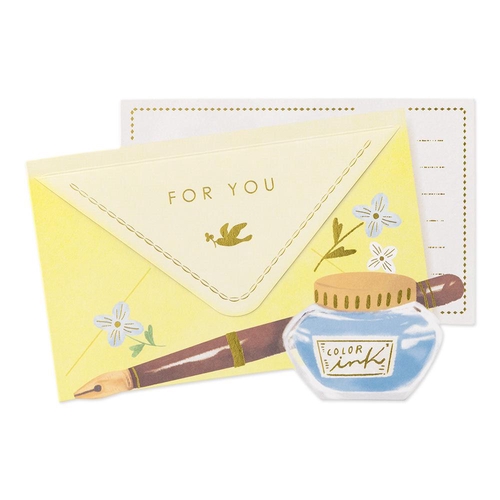 Midori - 生日卡 (黃色書信款)