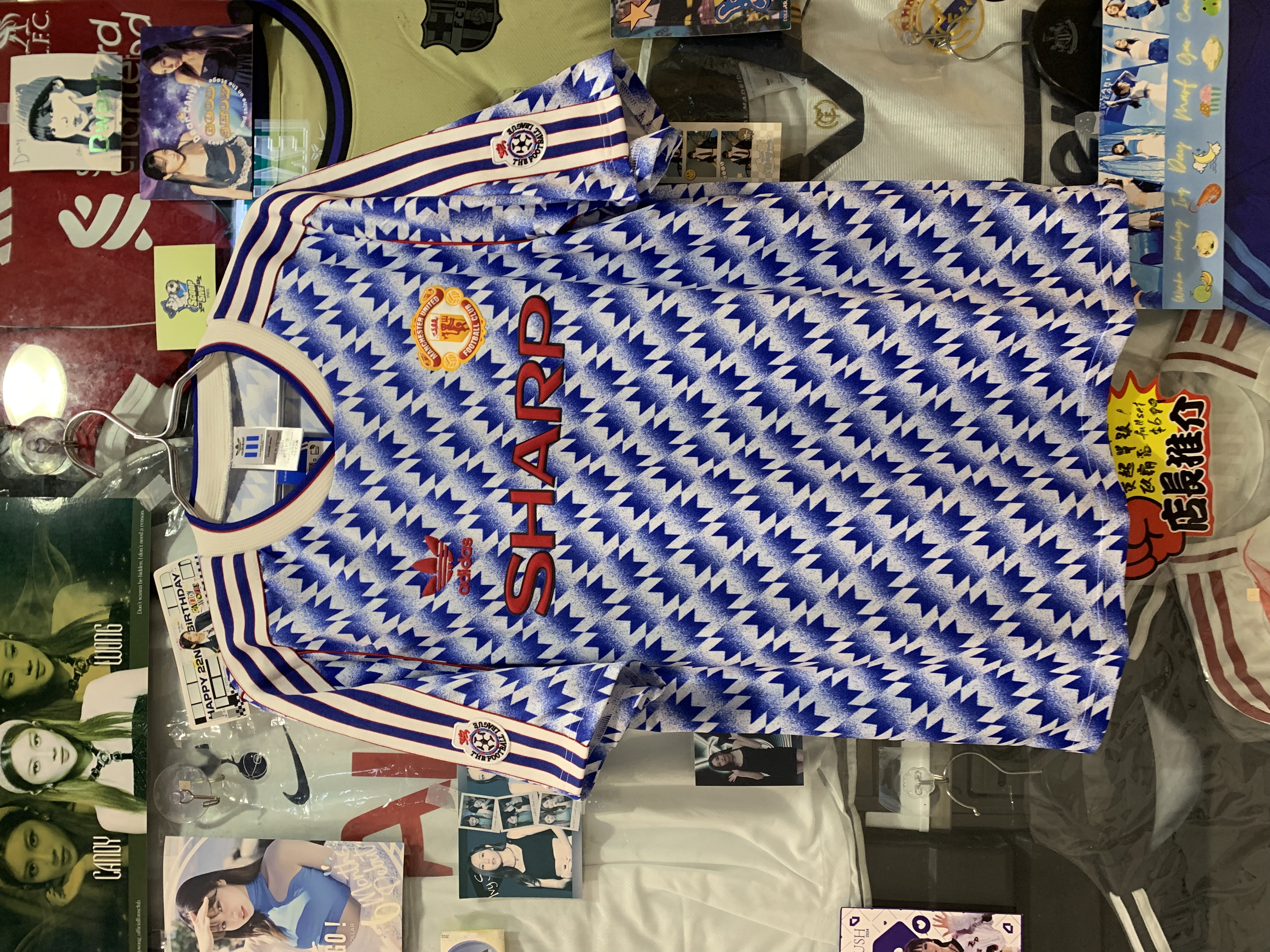1990-92 曼聯 作客 復刻 球迷版 短袖