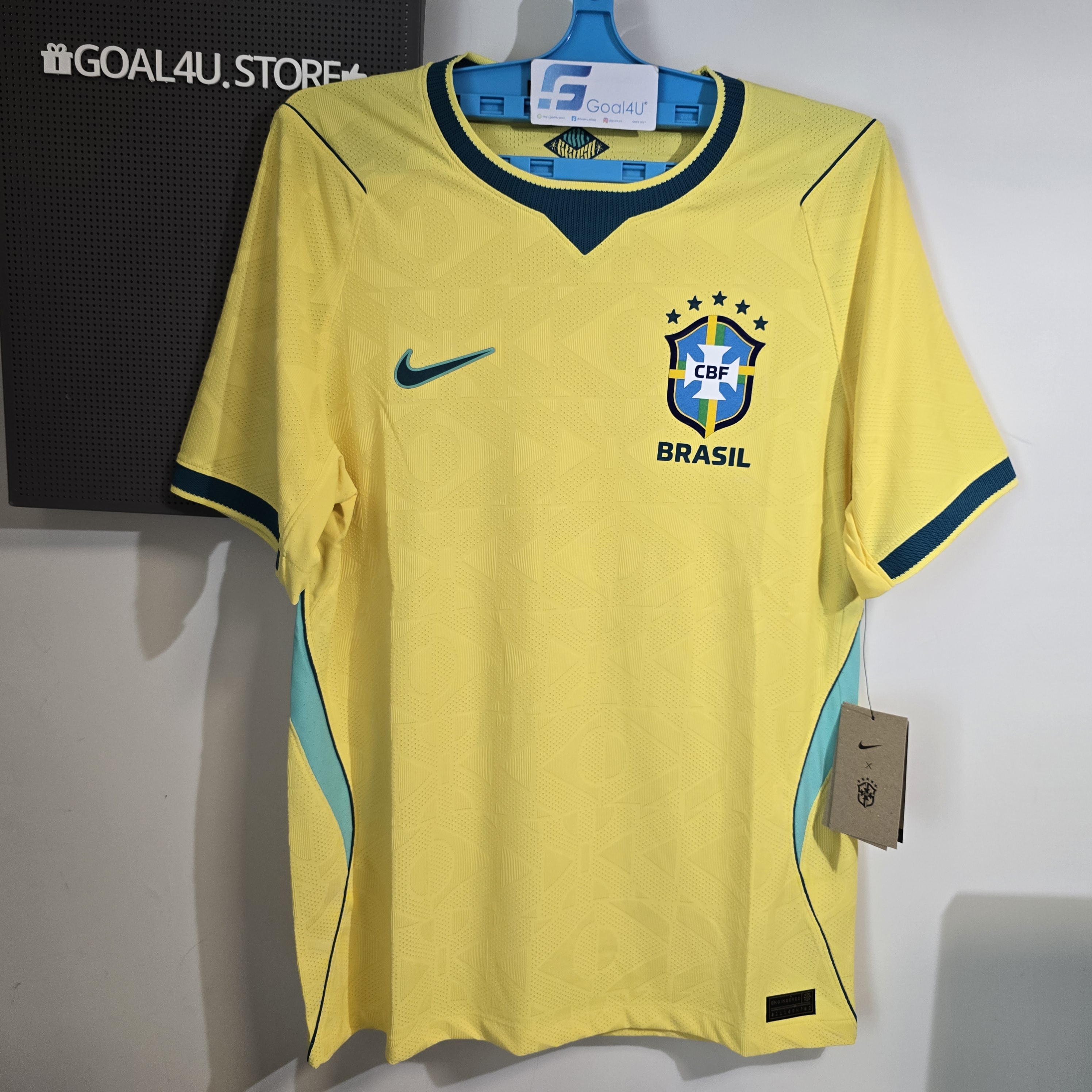 🇧🇷💙🔥 Nike x Jordan Brazil 巴西 2026-27 主場球員版球衣 (可加印字章) IB5143