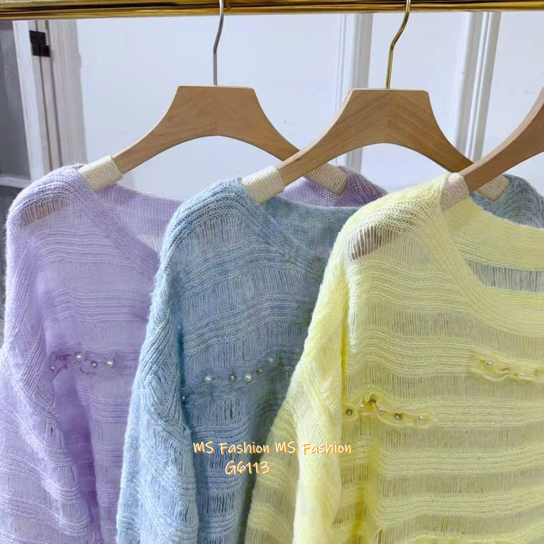 G6113 韓國🇰🇷糖果色針織top