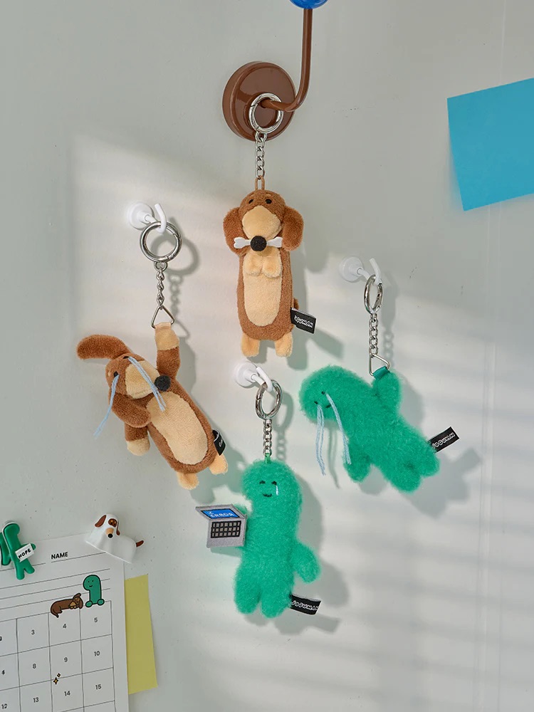 📦訂購 韓國代購 Line Friends JOGUMAN PLUSH KEYRING (OFFICE) 鎖匙扣