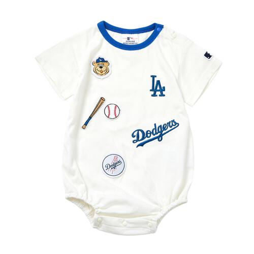 🇯🇵預訂 日本直送🇯🇵MLB棒球刺繡貼花短袖包屁衣