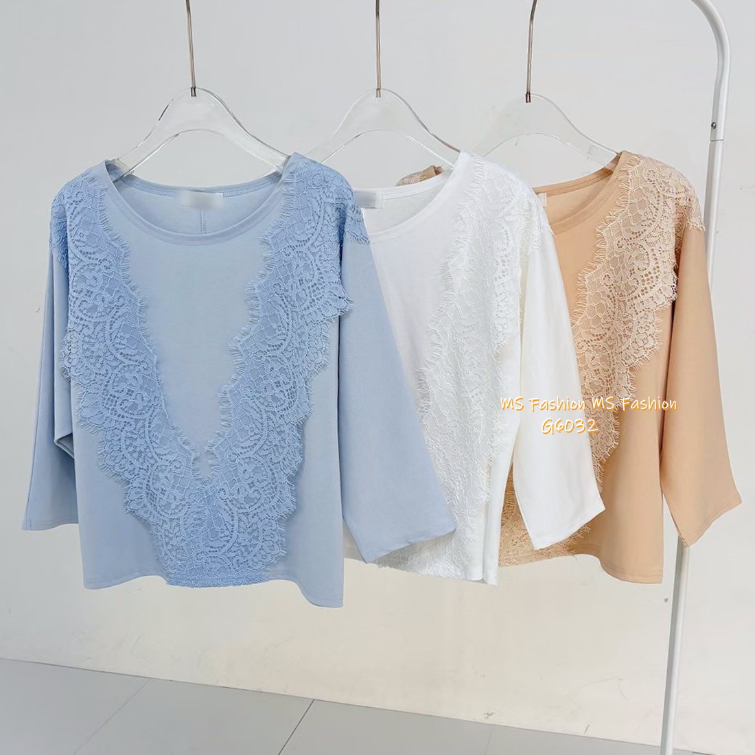 G6032 韓國🇰🇷波浪Vlace top