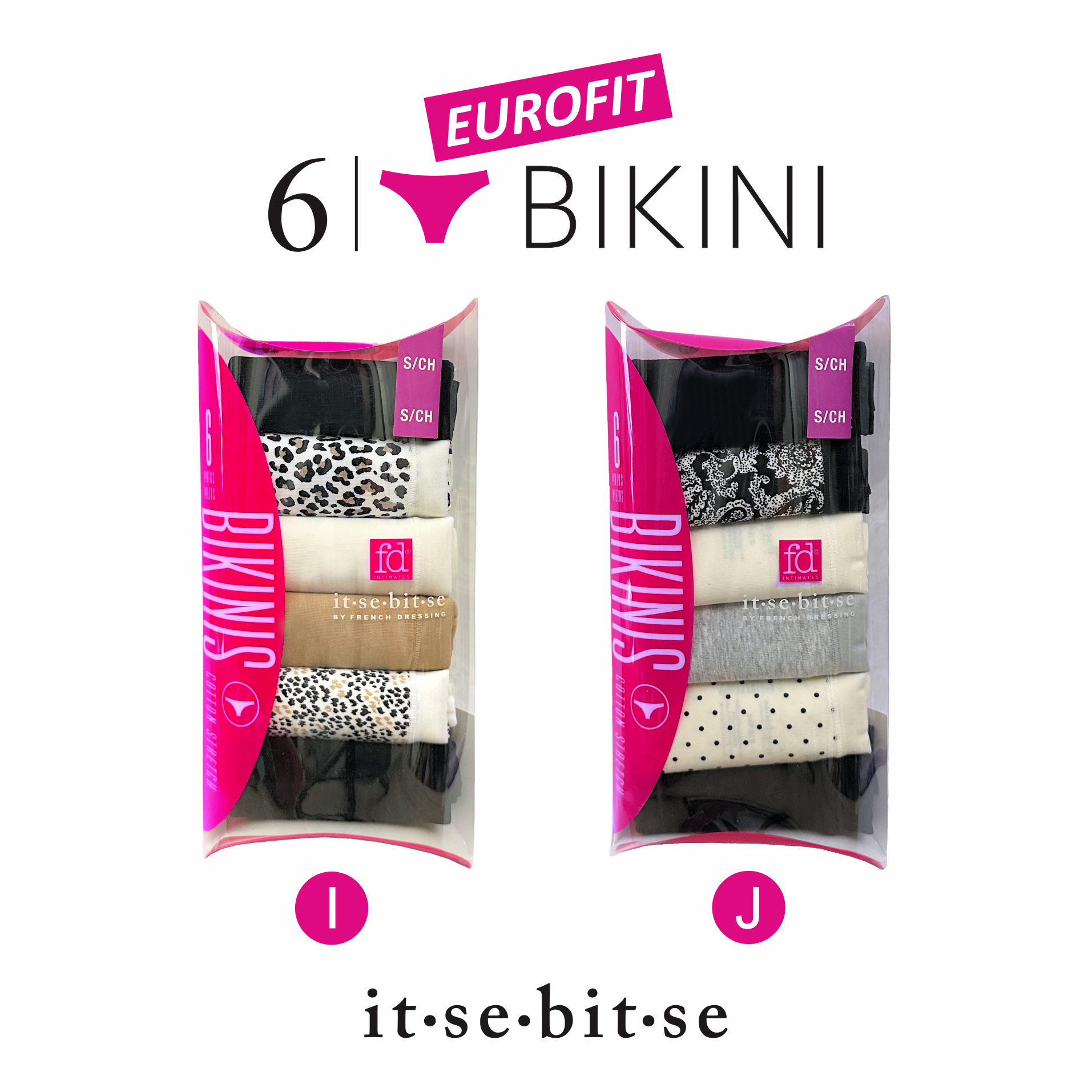 歐洲原裝貨版 【itsebitse 王牌 bikini】6件裝