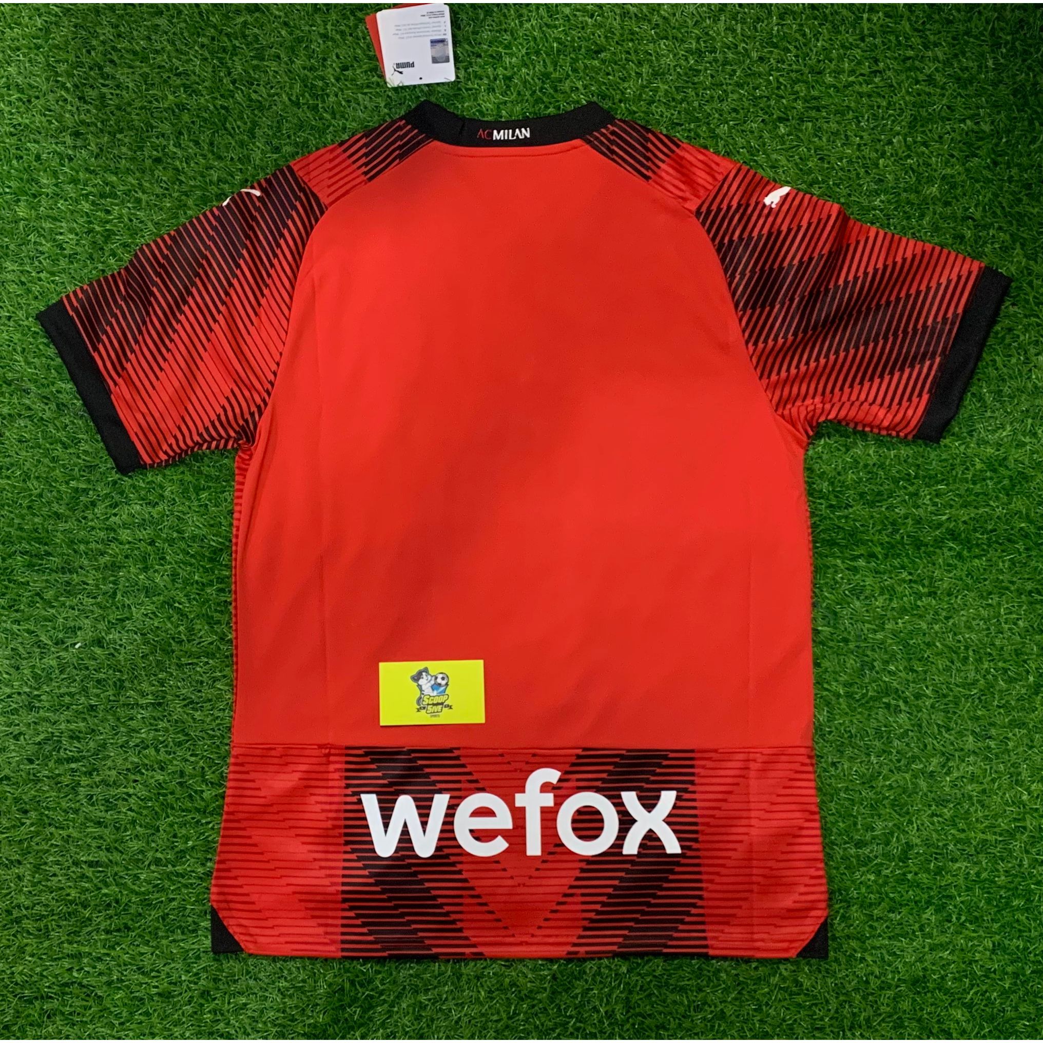 2023-24 AC米蘭 主場 球迷版 短袖