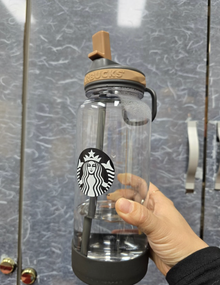 運動風｜韓國 Starbucks 星巴克 Sporty Tiki 水樽＋帆布隨身袋套裝｜Sporty Tiki Water Bottle & Pouch Set