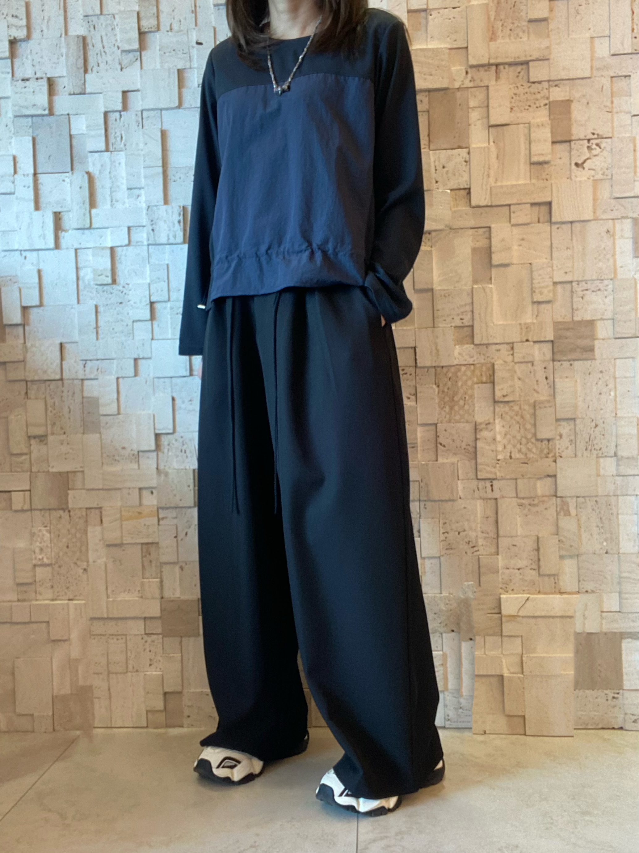 #2068 拼布束腰Top