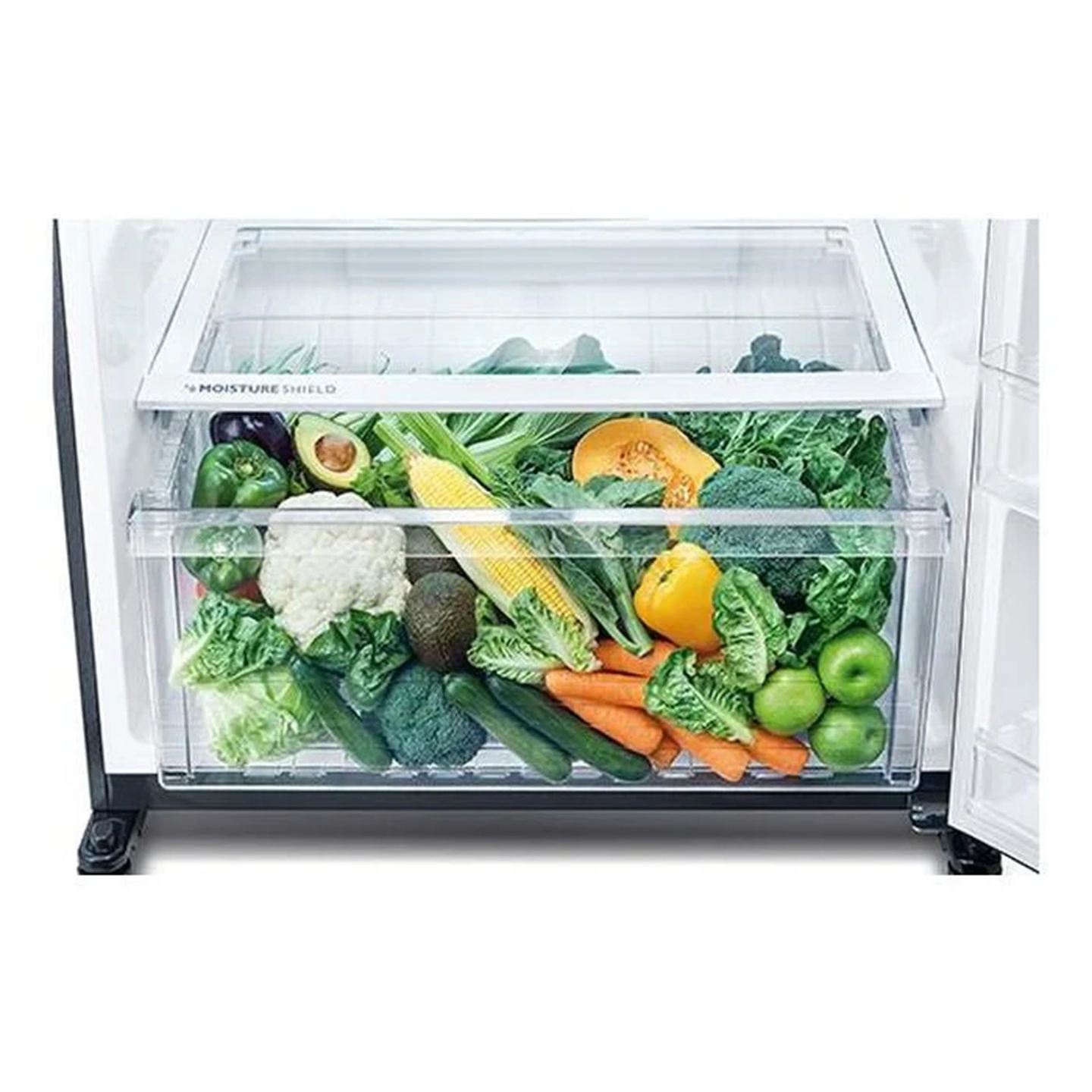 Sharp 720L Pelican Glass Door 2-Door Refrigerator (SJP882MFGK)