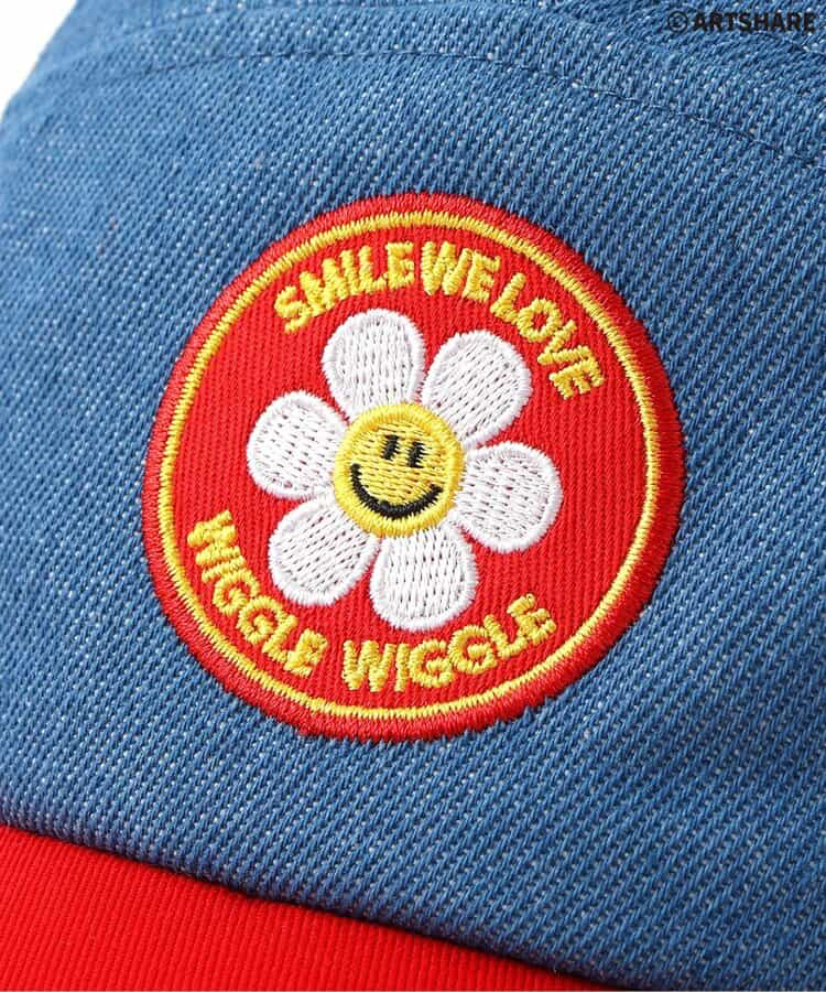 🇯🇵預訂 日本直送🇯🇵Apres les cours x Wiggle Wiggle兩色花花刺繡撞色帽