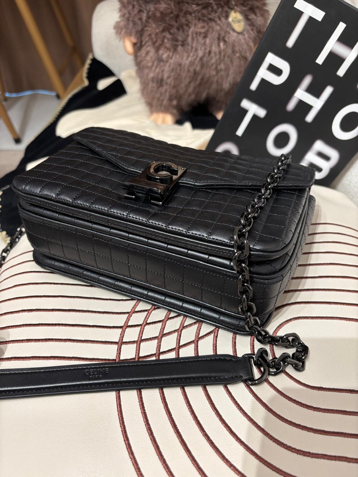 未使用品 Celine So Black Calfskin Shoulder Bag 100%Authentic, Unused ✅Dust bag