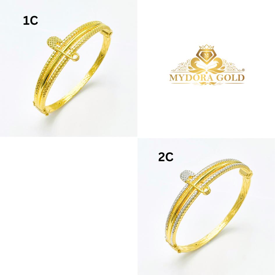 MYDORA Gelang Fesyen Safety Pin l EMAS 916/22K