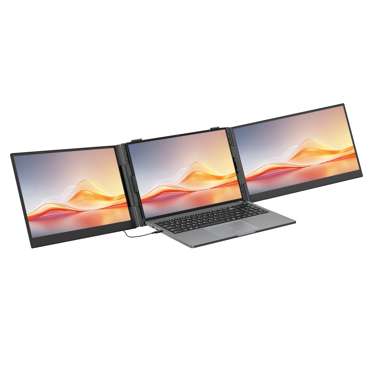 Blackview DCM6 Pro 14吋雙屏便攜式手提電腦螢幕擴展器 | Dual 14-inch Laptop Screen Extender