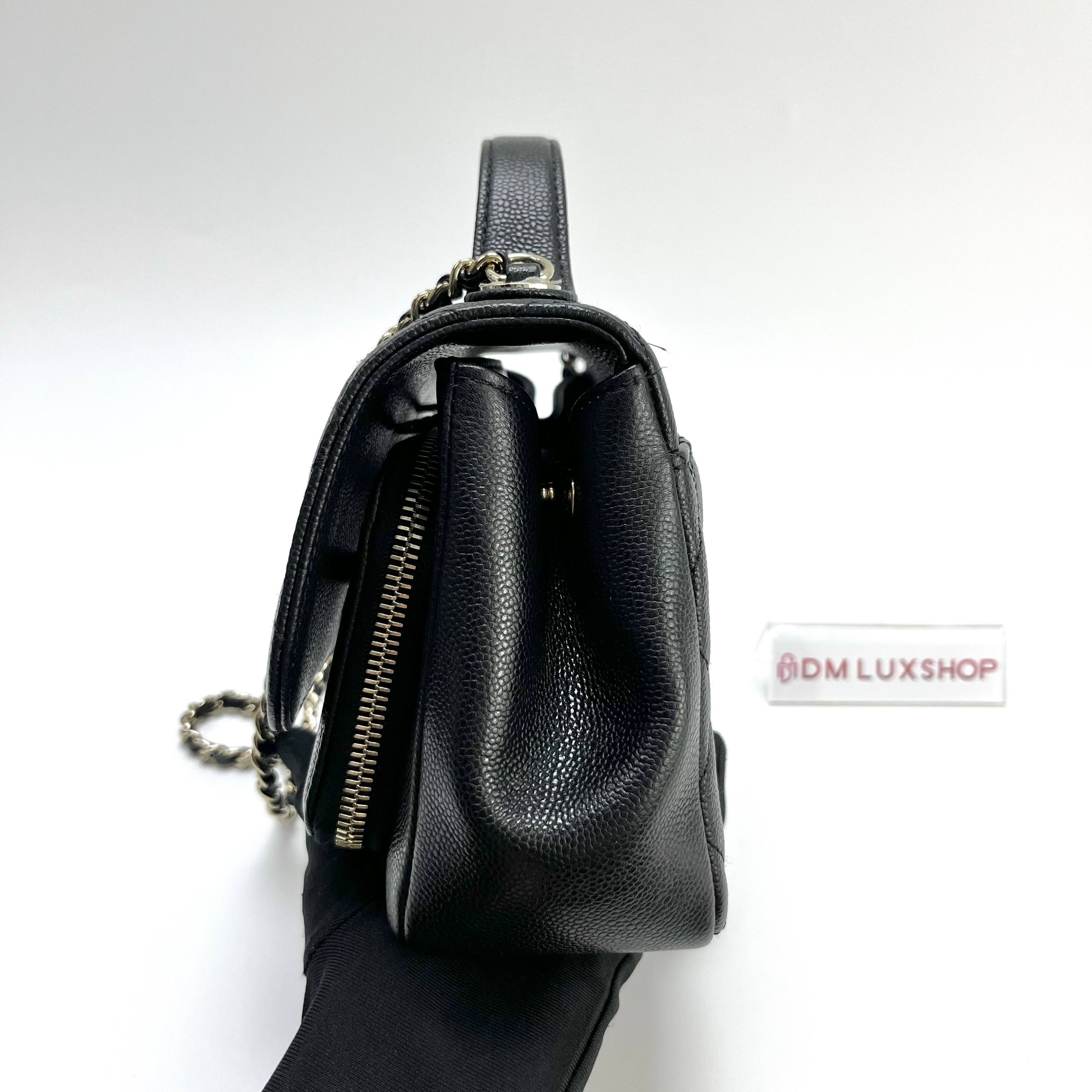 Chanel Black Caviar Business Affinity GHW (Microchip)