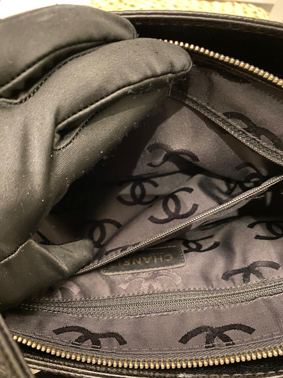 Chanel Caviar Leather CC Shoulder Bag