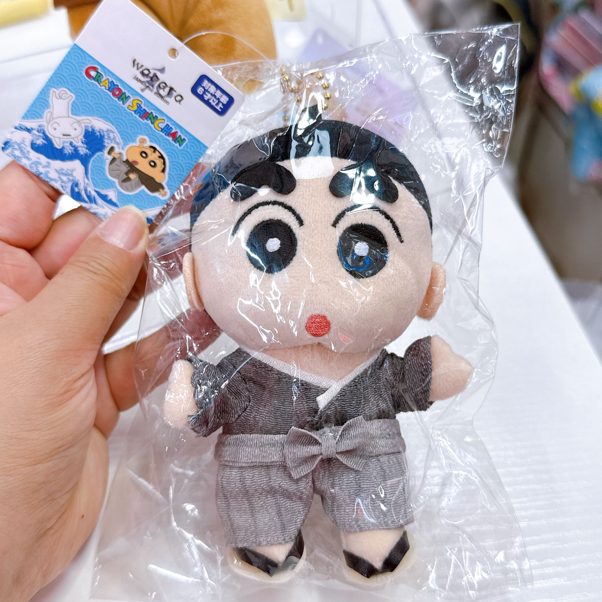 日本直送日本版蠟筆小新和服公仔掛飾