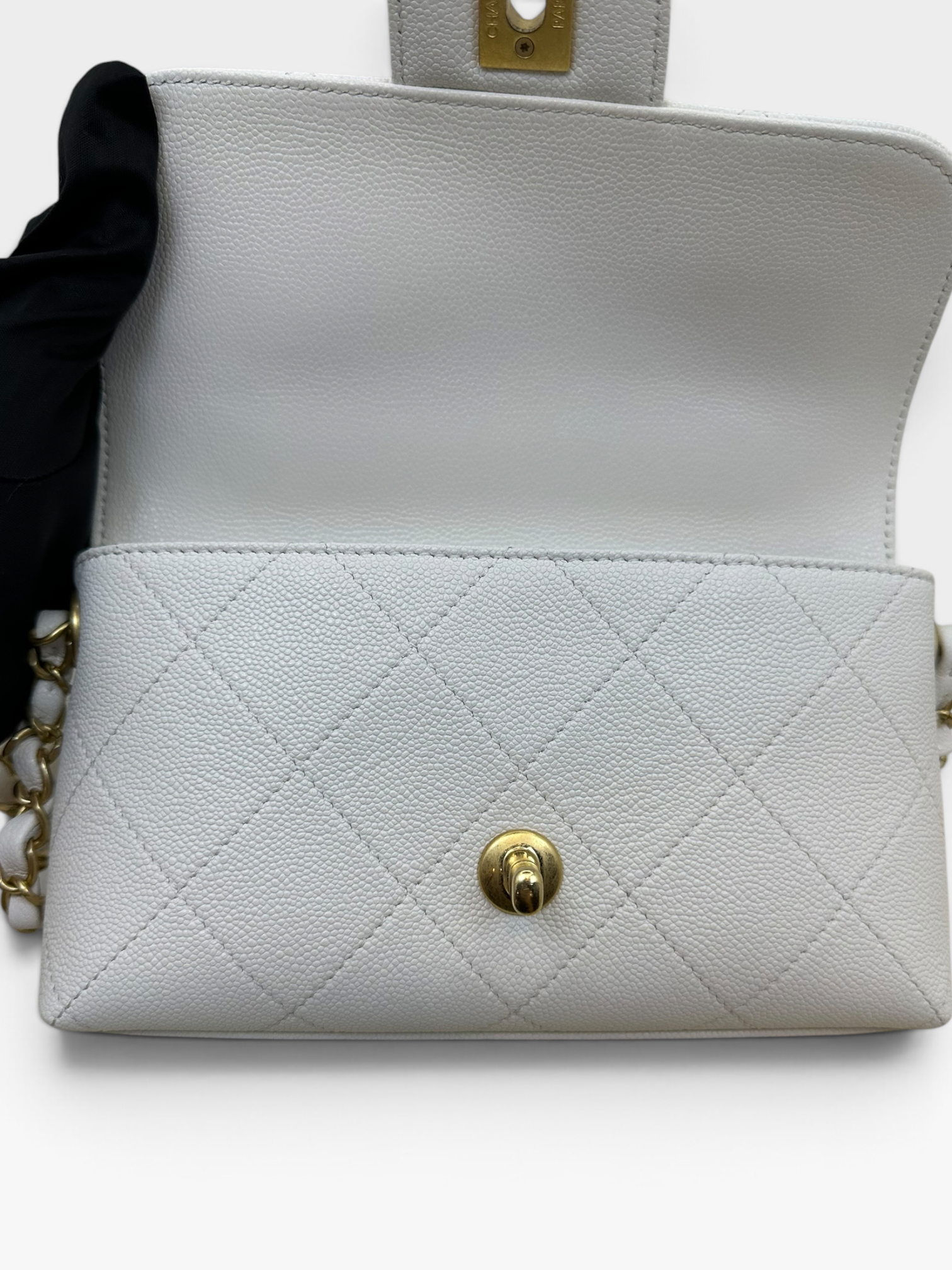 Pre-Owned CHANEL 25K Mini Top Handle Flap Bag / Product Code: K090405