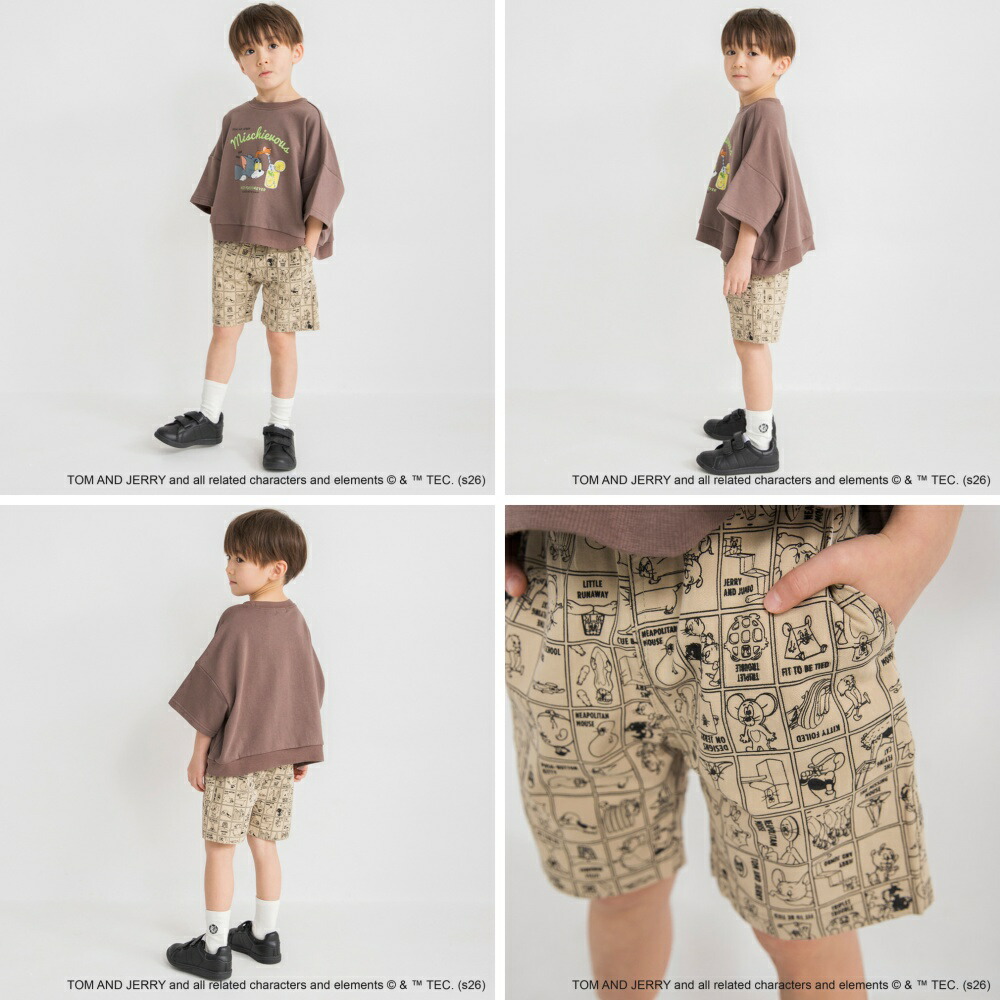 🆕【⭐訂購⭐】 🇯🇵日本直送 🌀#TomNJerry 全印花短褲［2款選］🌀 [ELAA-0231][260225]