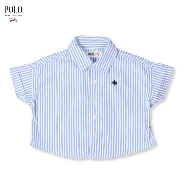 🇯🇵限量預訂 日本直送🇯🇵Polo Baby兩色小馬刺繡條紋短袖恤衫