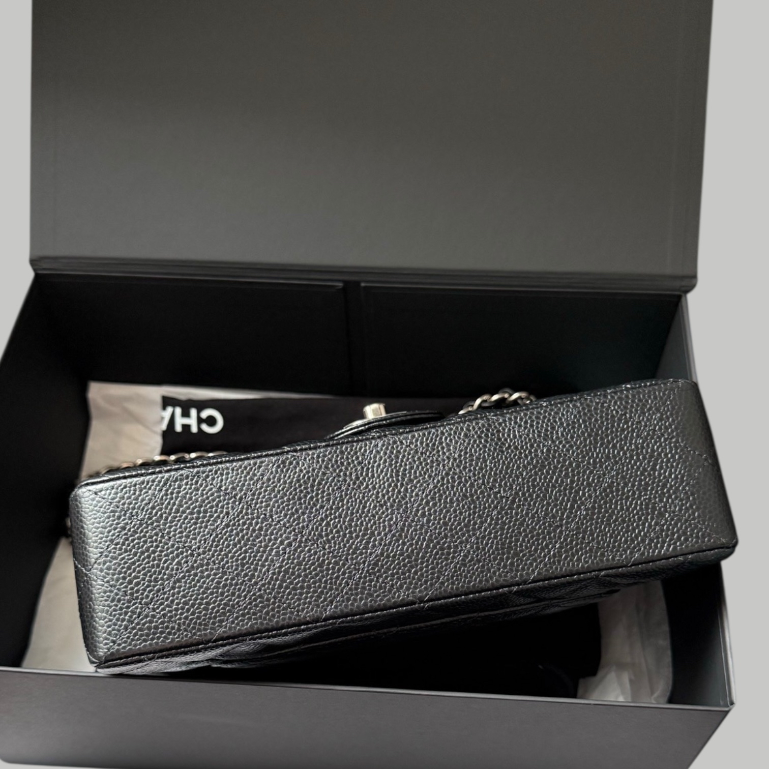 Chanel Caviar CF23銀扣