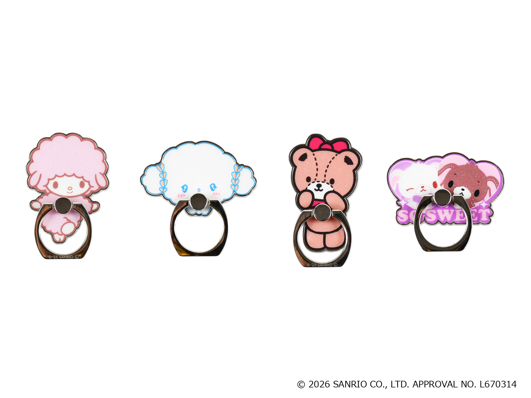  🎀【預訂】SKINNYDIP LONDON x Sanrio Phone Rings