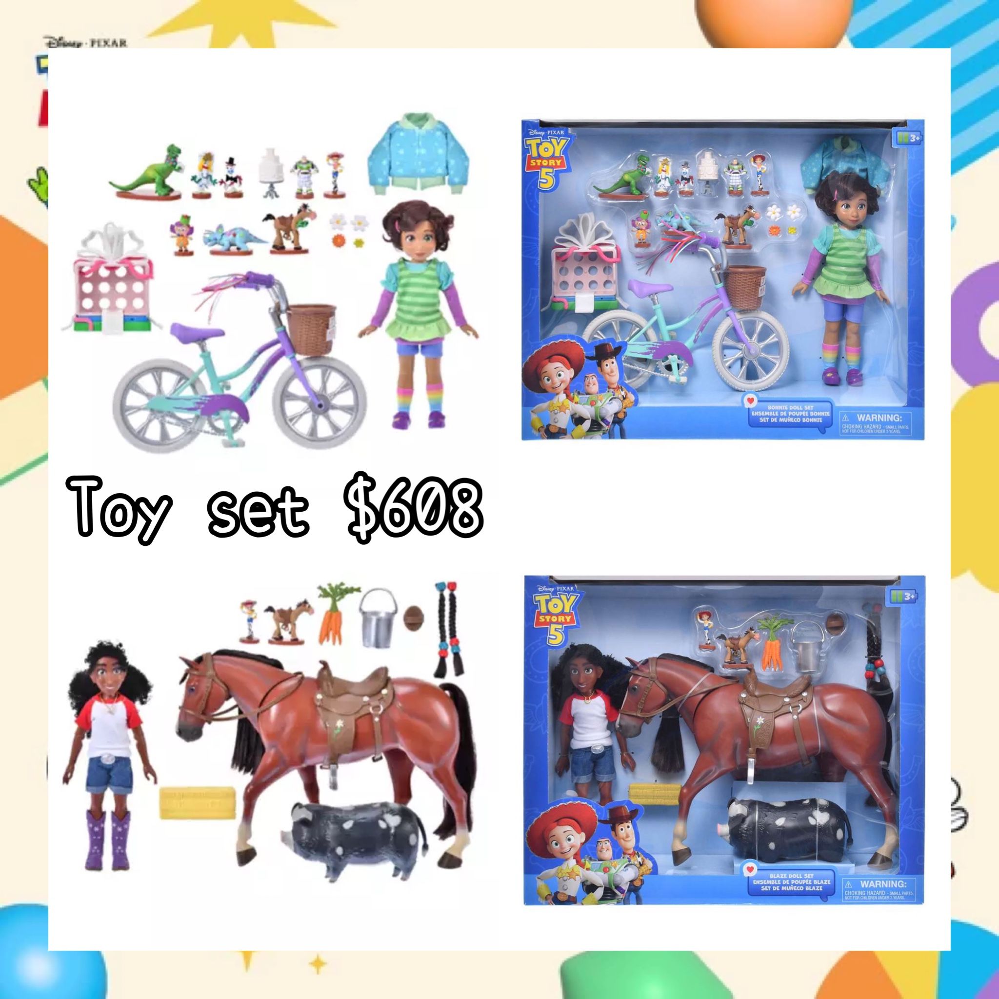 ：日本：TOY STORY 5 30/6 日本發賣 TOY SET