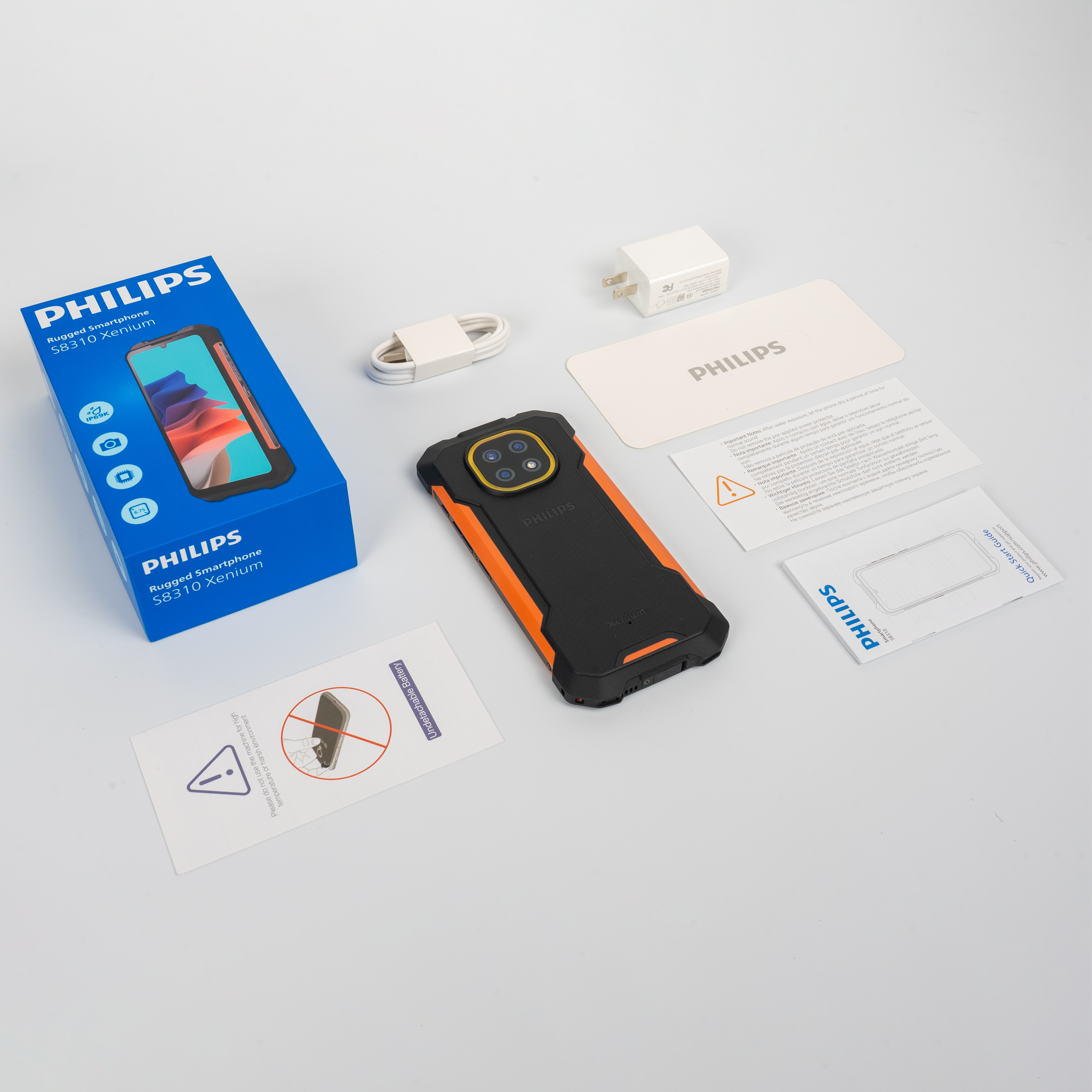 PHILIPS S8310 | 6GB/128GB 6.745吋 120Hz 5000mAh 露營燈 雙手電筒 三防手機 Rugged Phone