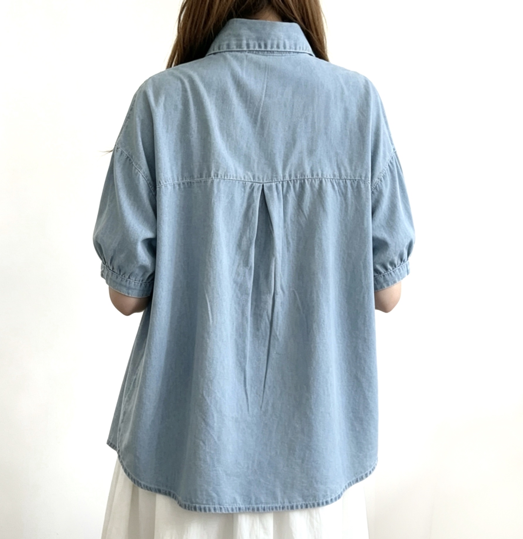 ☀️初夏優惠☀️ 日系刺繡花牛仔棉Top