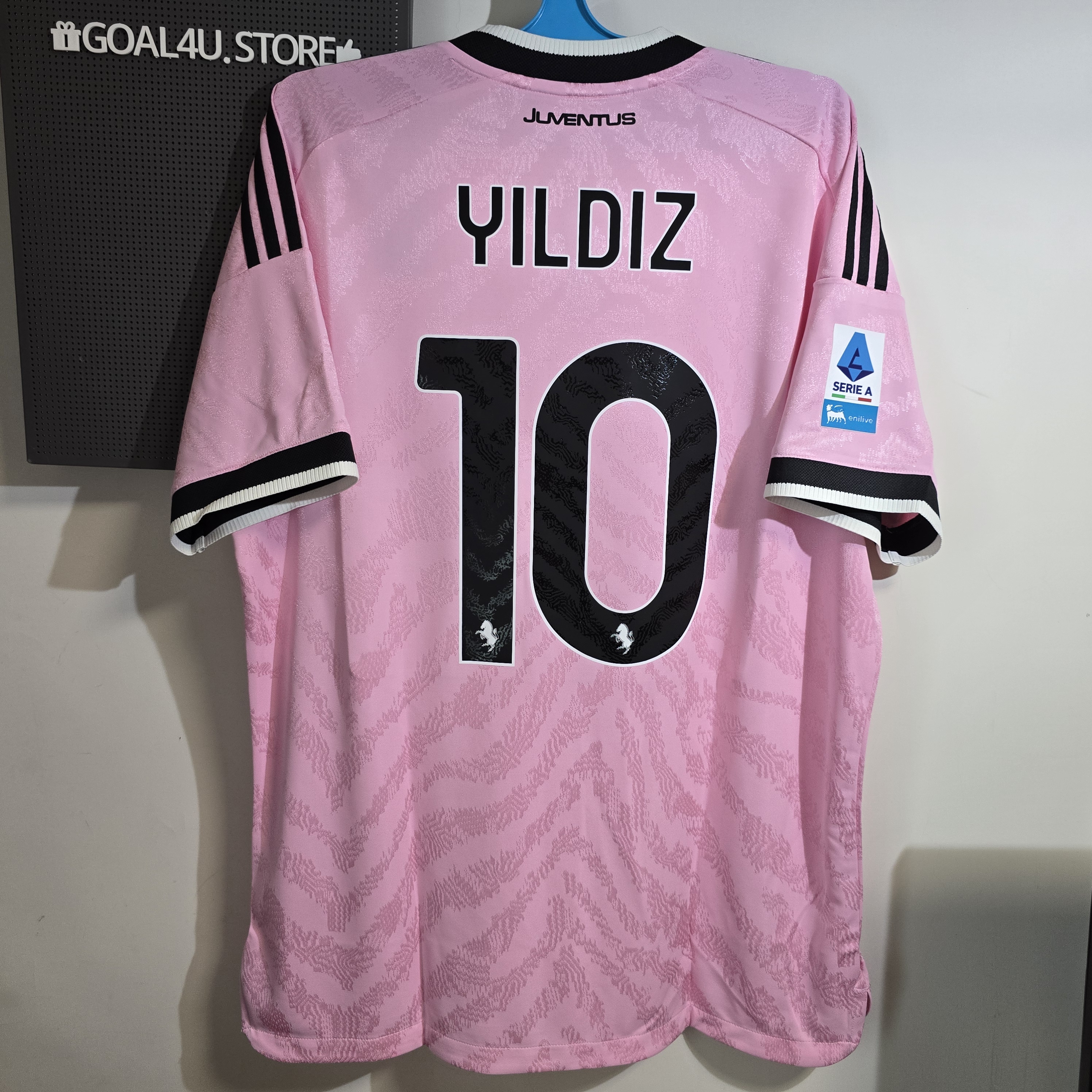 🌸重溫百年經典粉紅 Adidas Juventus 祖雲達斯 2026-27 作客球員版球衣  (可加印字章) KR4646