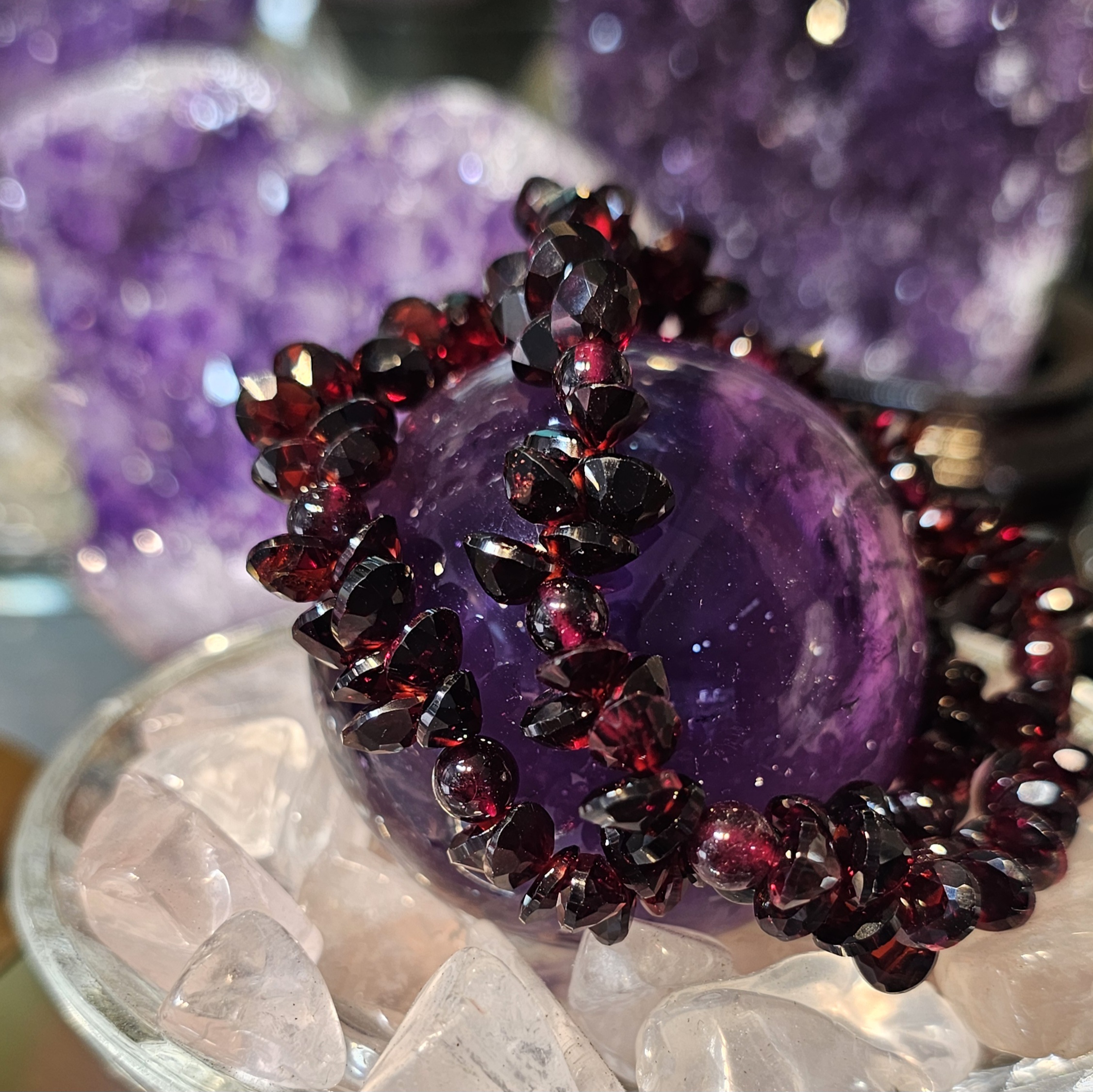 石榴石角度手鏈