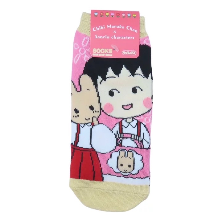 日本預訂📍日本Sanrio x 小丸子圖案襪子