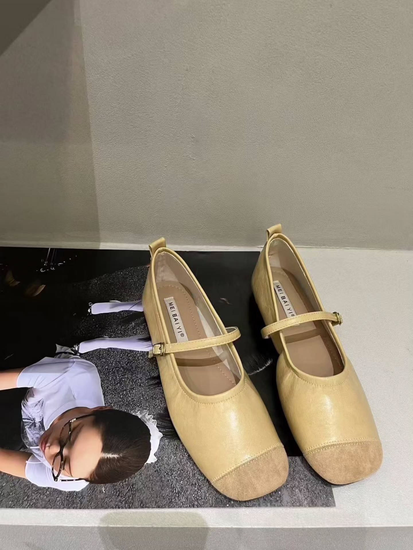 6638-80 复古玛丽珍平底鞋 🇨🇳
