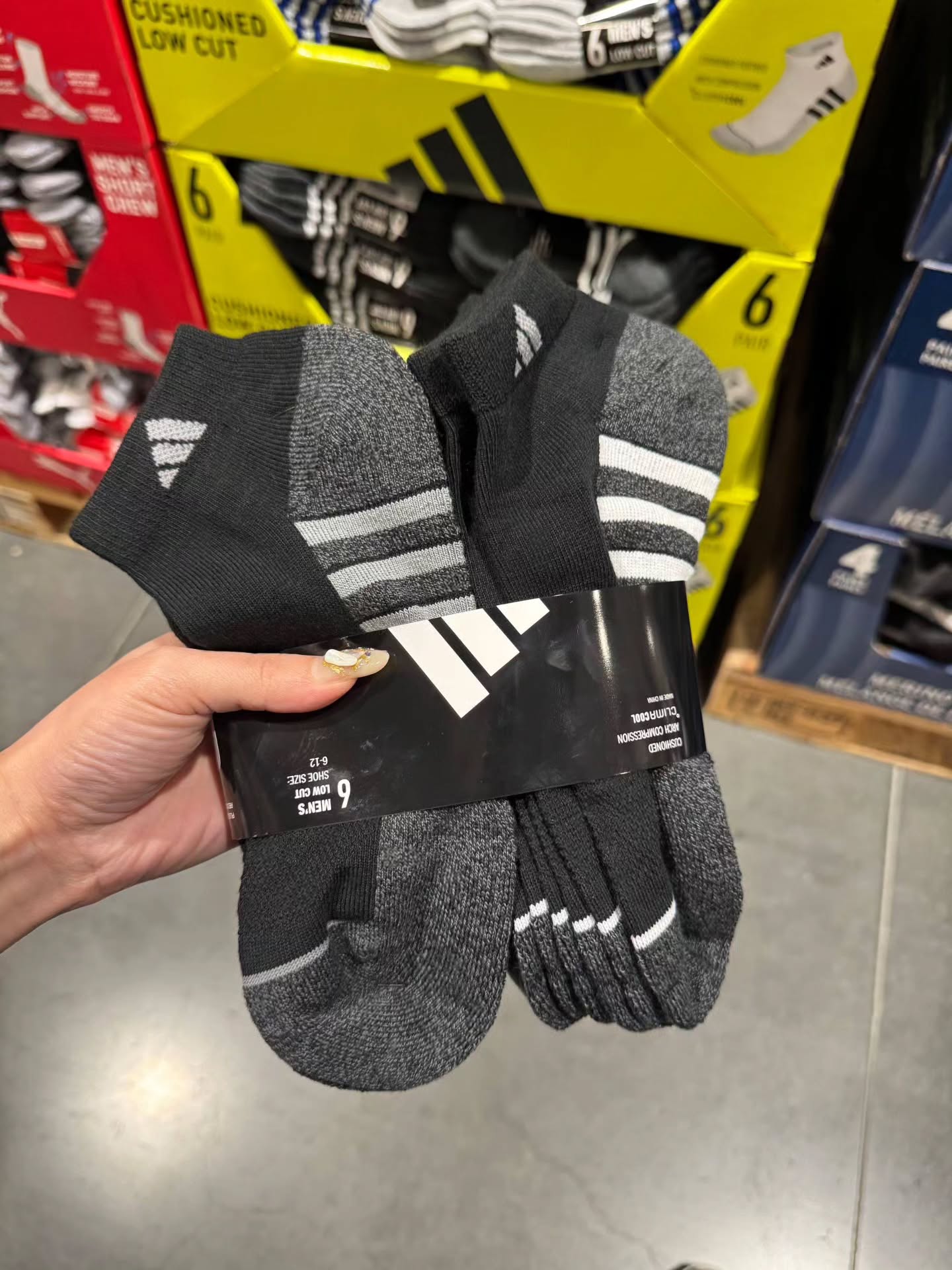 🇯🇵Adidas 男款短袜6件套