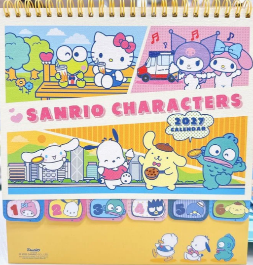 Sanrio Mix 2027年座檯月曆 