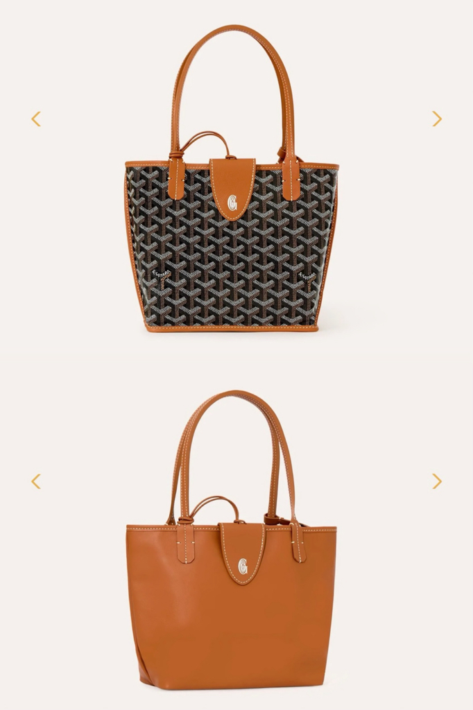 Goyard Anjou mini (手袋配有Croc Universel 皮革安全扣）