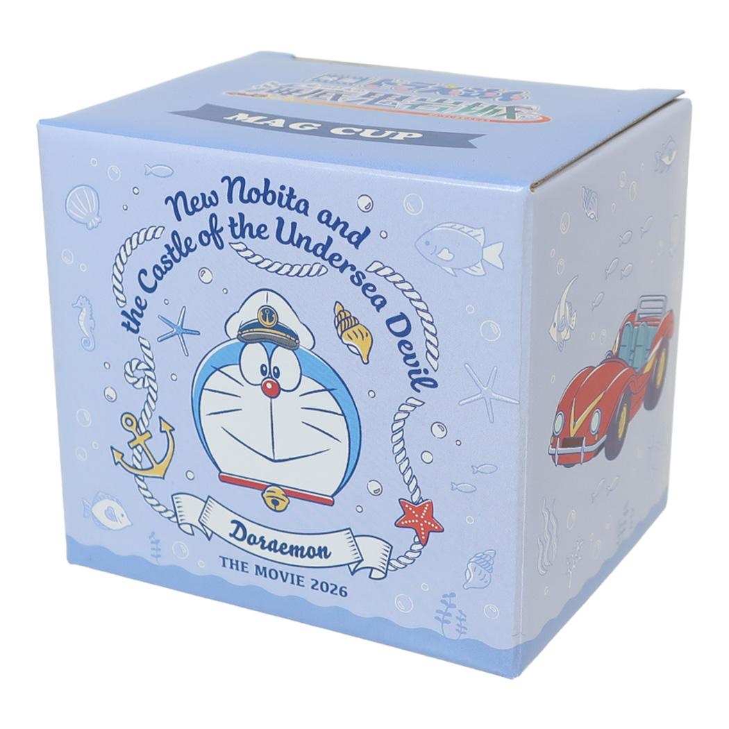 [訂購] 多啦A夢陶瓷杯 電影水杯(新大雄的海底鬼岩城)日本製