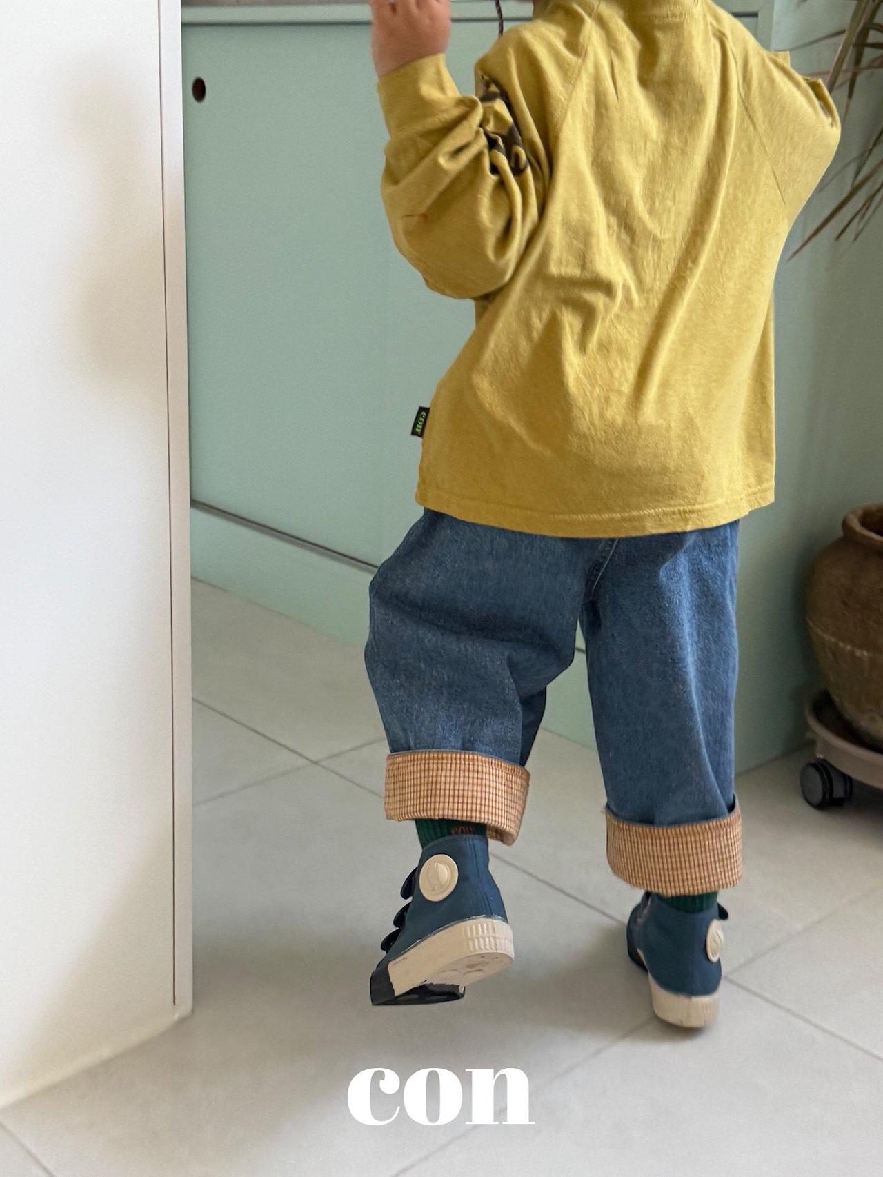 Con | Wash Roll-up Denim