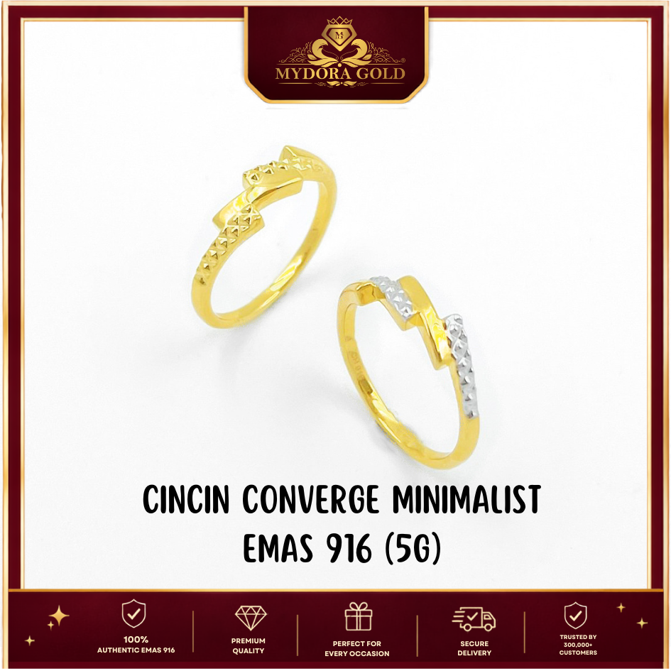 MYDORA Cincin Converge Minimalist (5G) l EMAS 916/22K