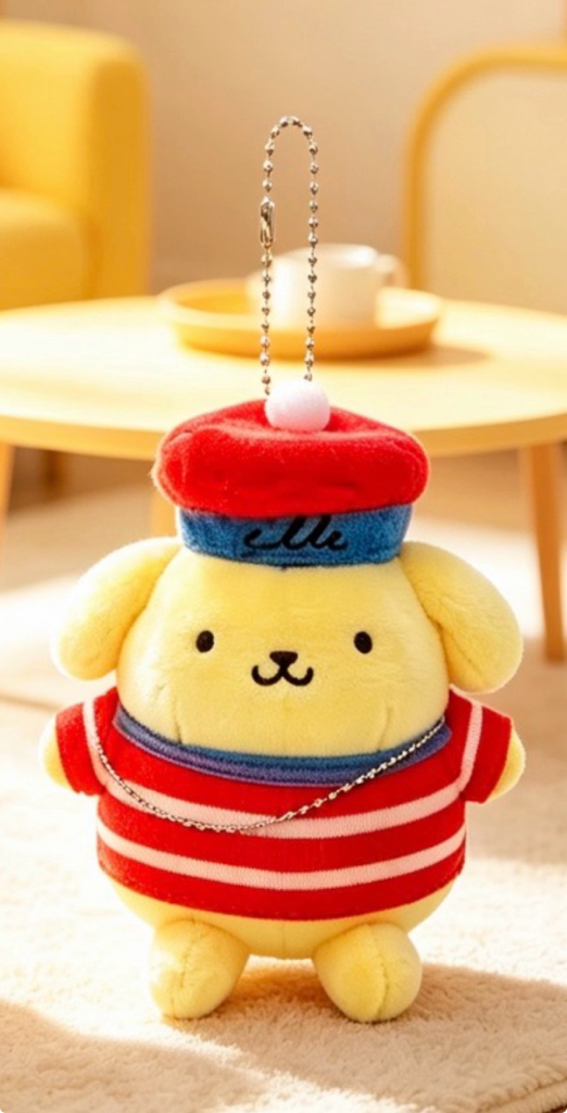 ［12月頭到貨] EllE x PomPomPurin公仔掛飾 30周年紀念限定