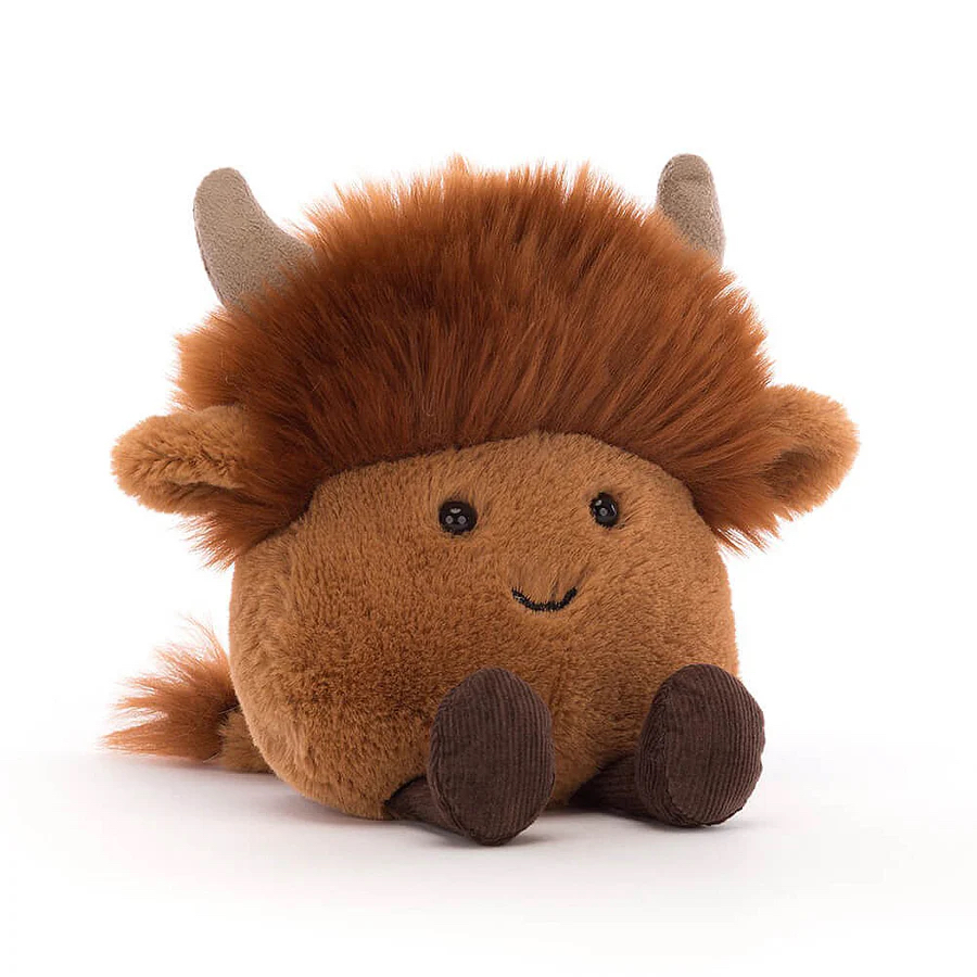 Jellycat Amuseabean Highland Cow 高地牛趣味豆豆