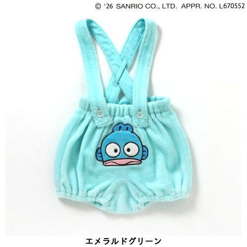 🆕【⭐訂購⭐】🌀 🇯🇵 日本直送🇯🇵 #Sanrio 可愛刺繡圖案 絨毛 背帶燈籠褲［4款選］🌀 [ELIA-0015]