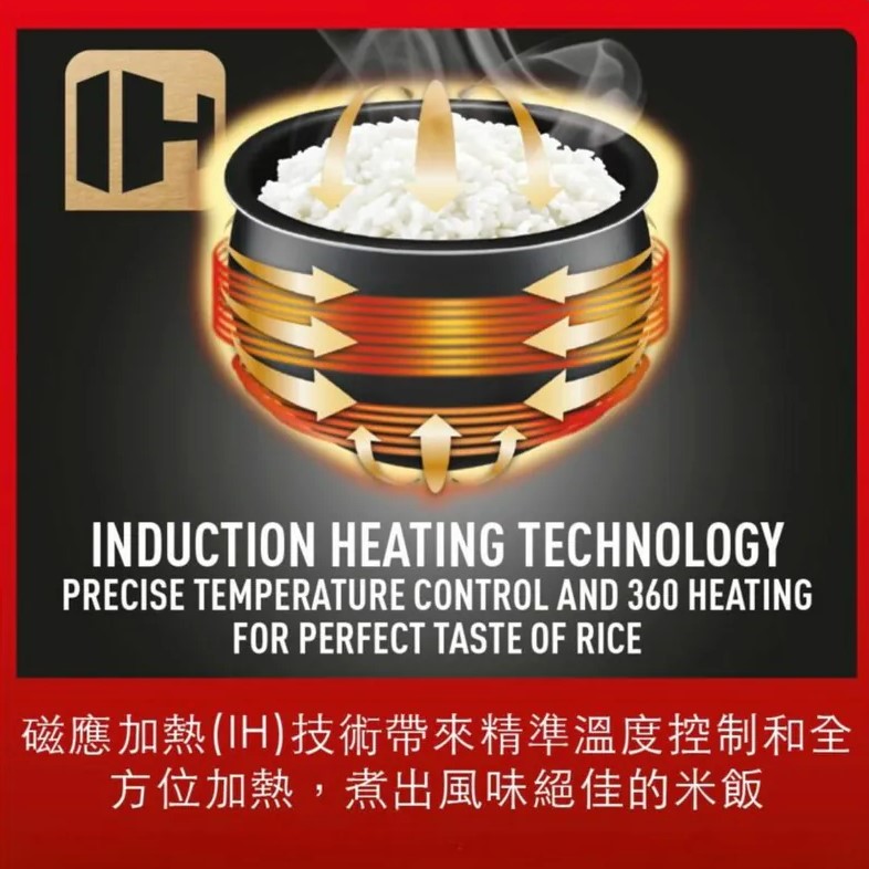 香港行貨 Tefal 法國特福 IH 球釜電飯煲 (1L, 5杯) RK8001 1年保養